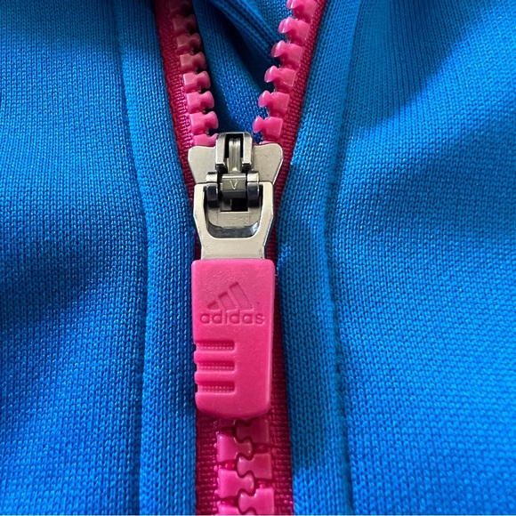 Adidas Track Top Blue Women’s Jacket Sweatshirt Size Small - Picture 12 of 14